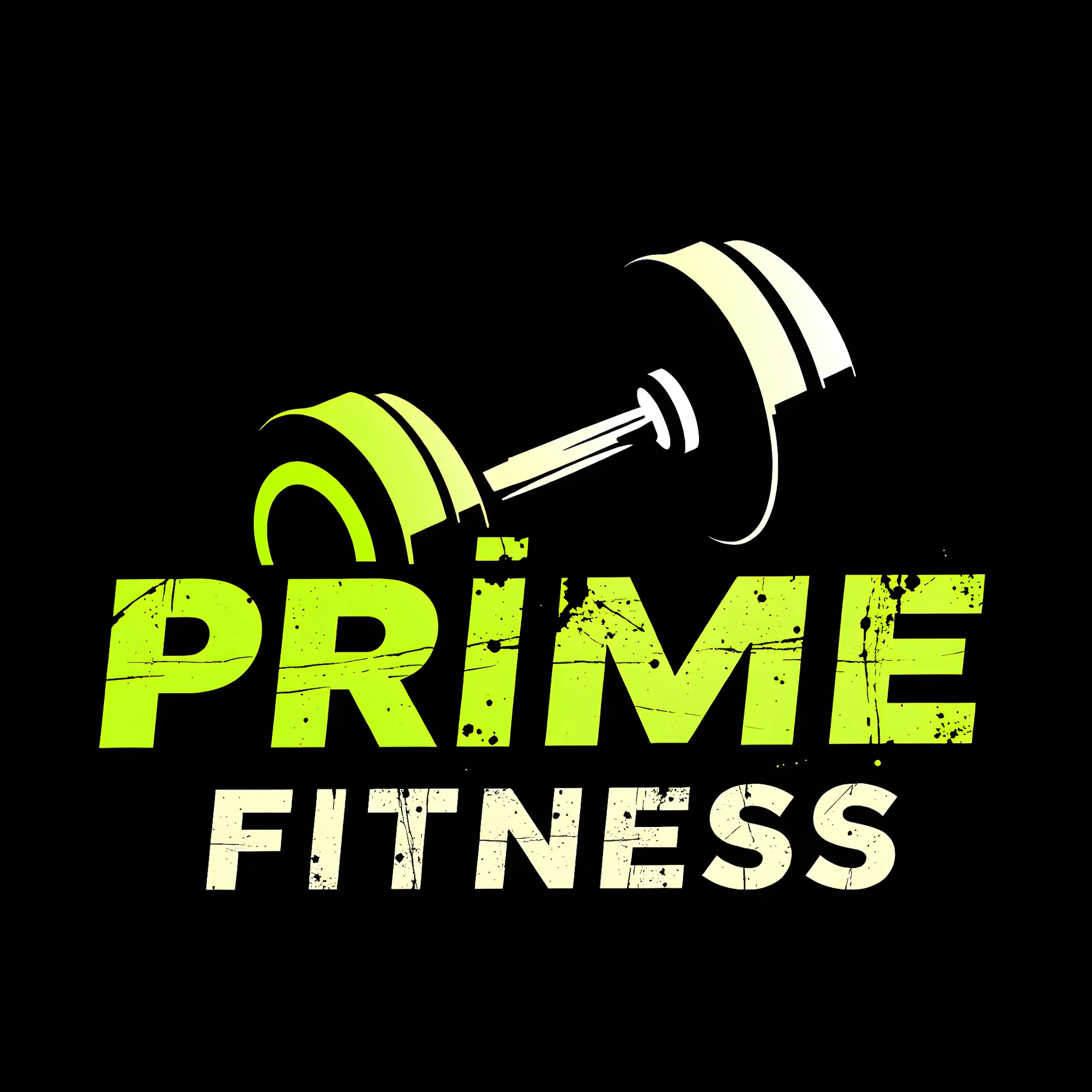 Prime Fitness barbell logo